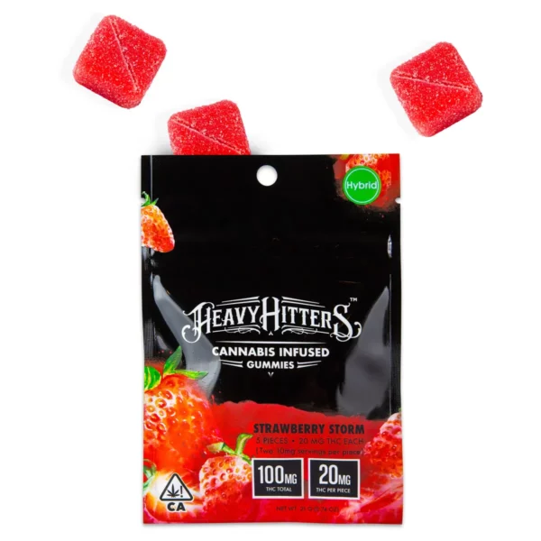 Strawberry Storm - Hybrid 5pk 100mg