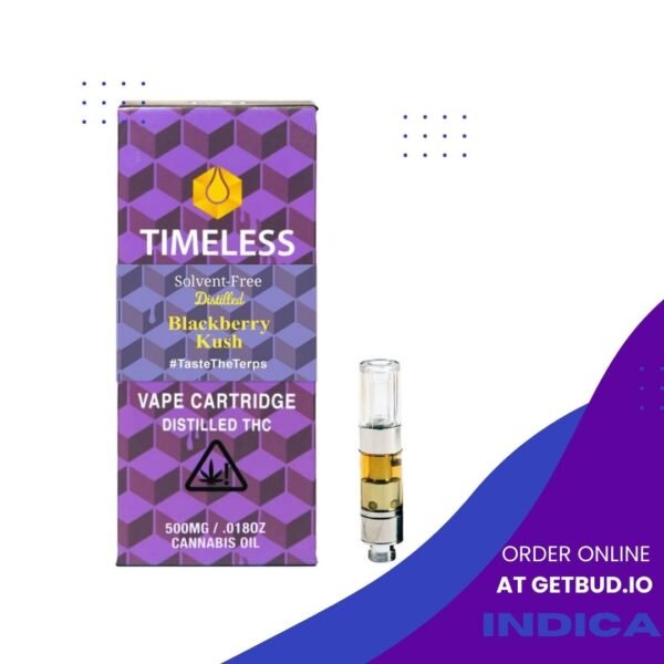 Indica Blackberry Kush Vape Cartridge