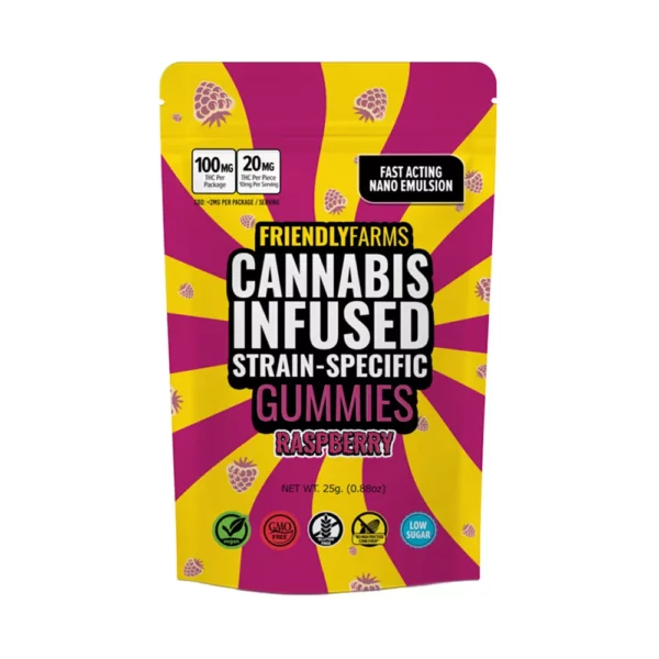 Raspberry - Gelato5pk 100mg