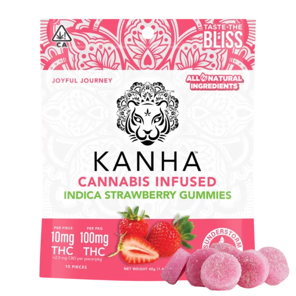 Strawberry - Indica 10pk 100mg