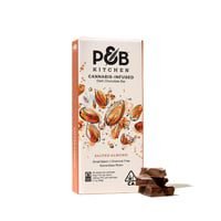 Salted Almond Dark Chocolate Bar 20pk 100mg